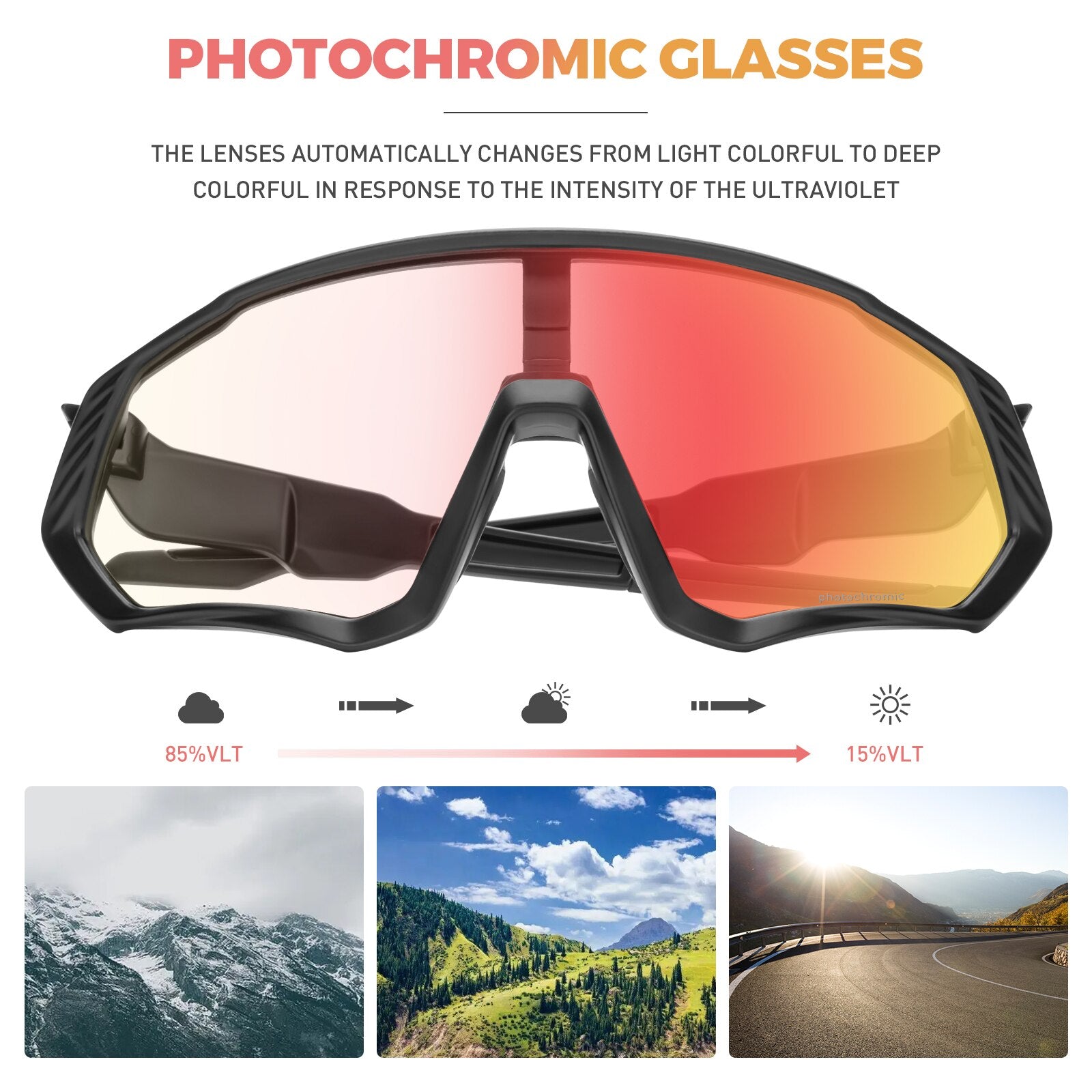 MTB GLASSES | POLARIZED LENSES UV400 - Single Track Dreamer