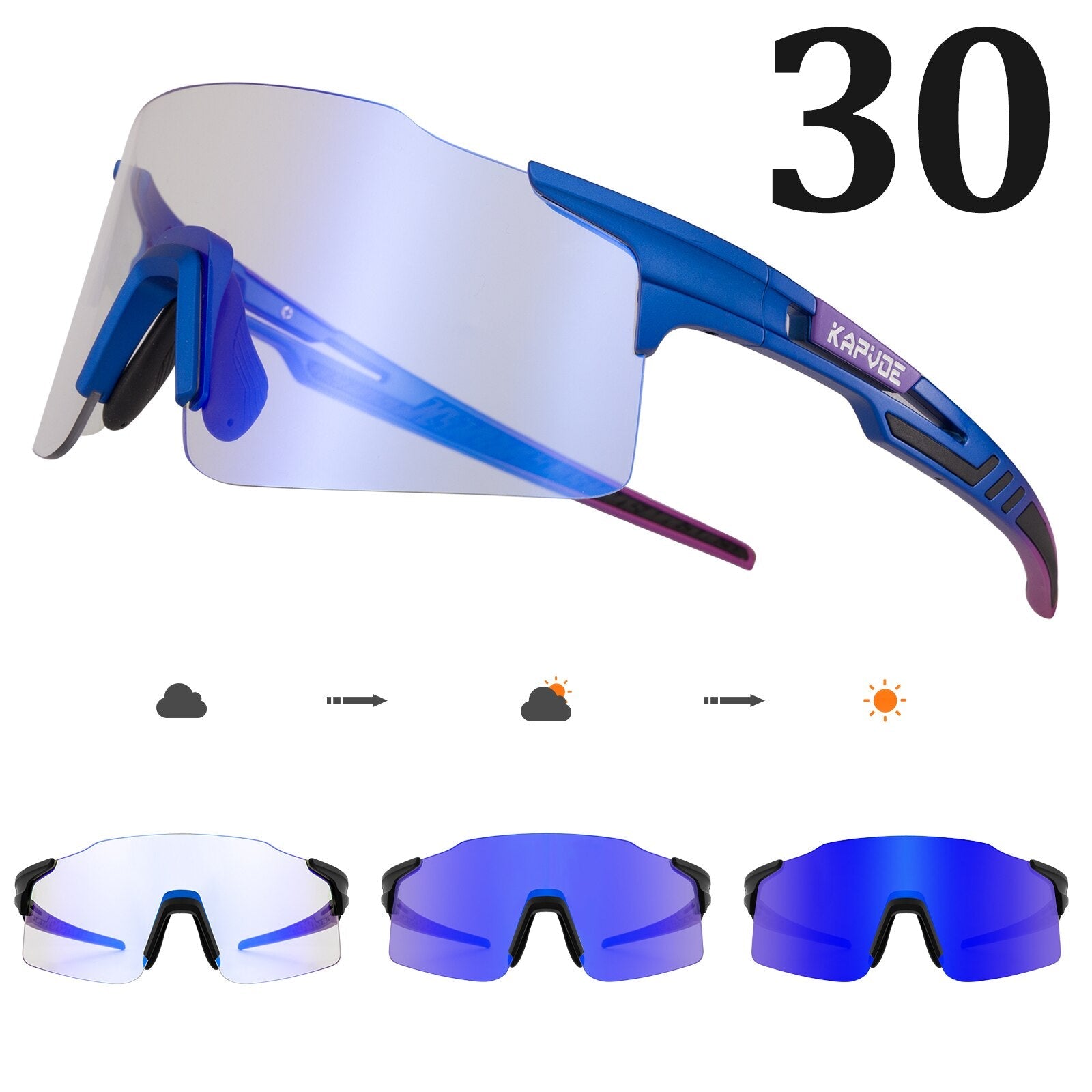 MTB GLASSES | POLARIZED LENSES UV400 - Single Track Dreamer