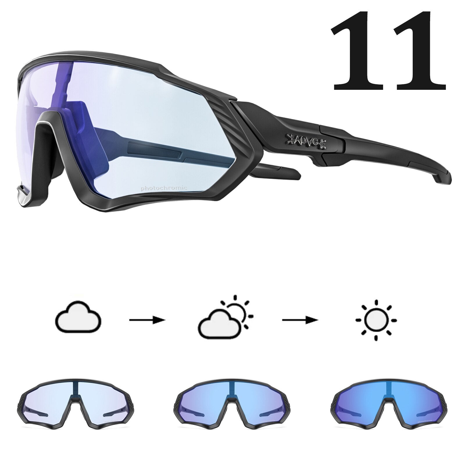 MTB GLASSES | POLARIZED LENSES UV400 - Single Track Dreamer