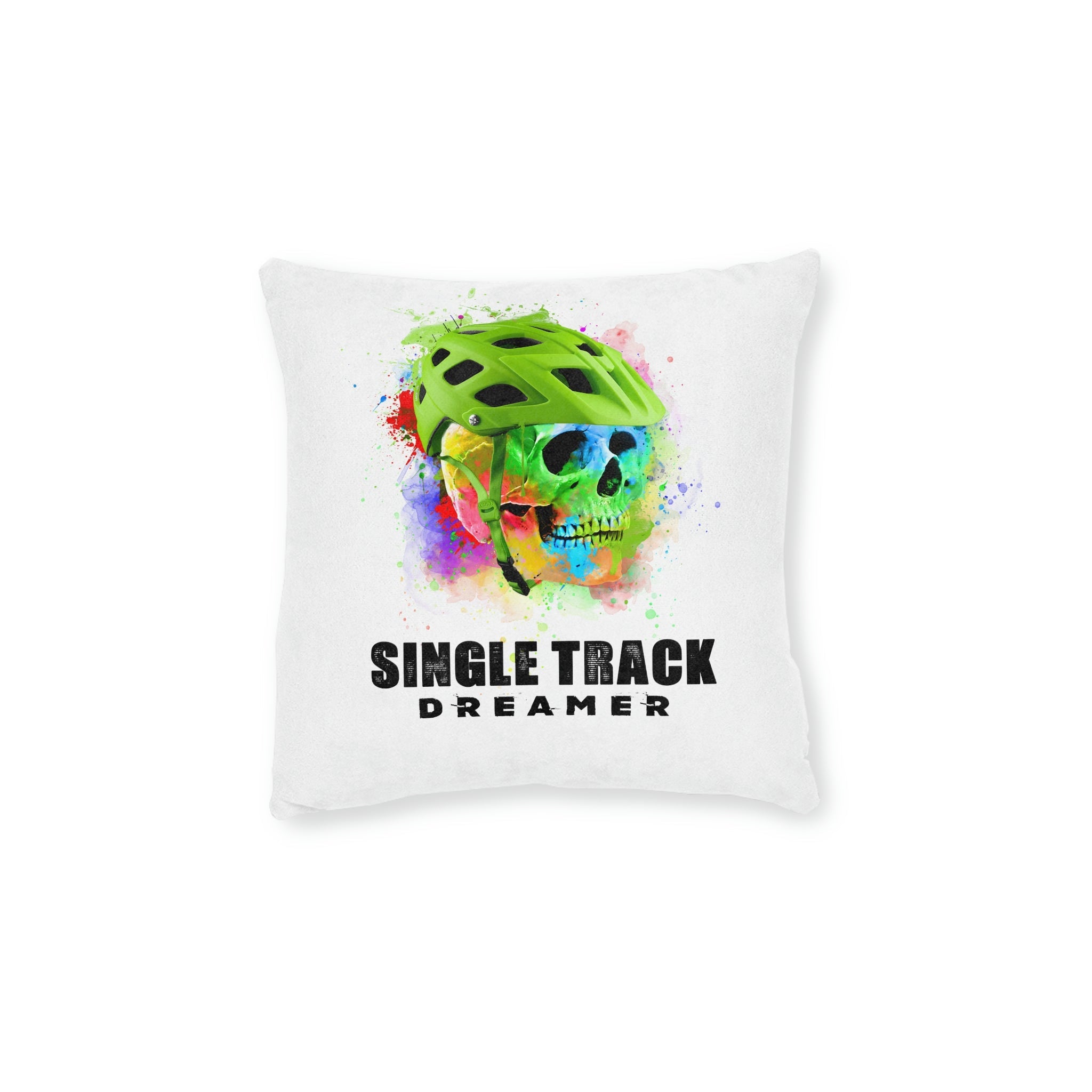 Square Pillow - Single Track Dreamer - Single Track Dreamer