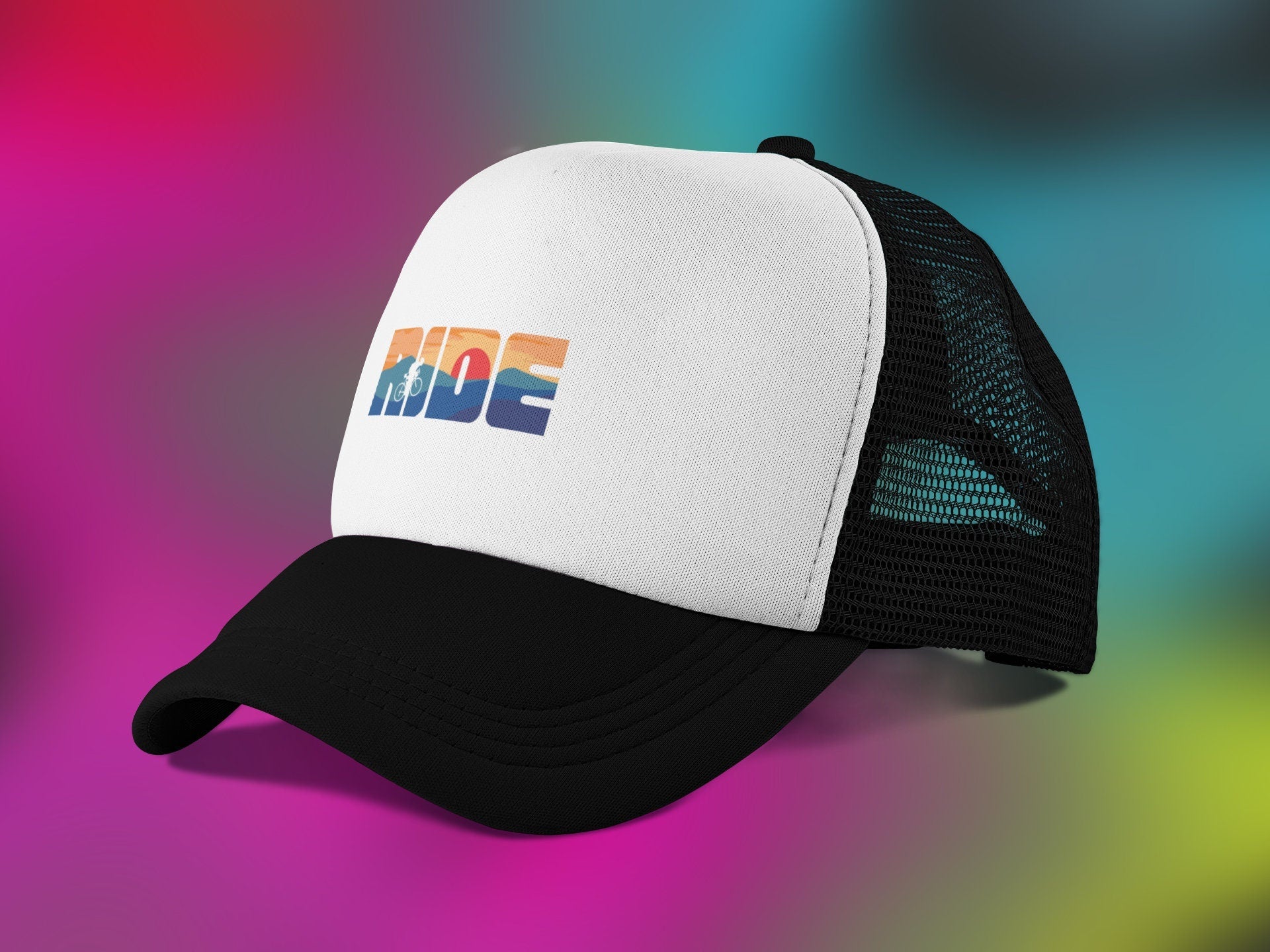 TRUCKER CAP | RIDE | BACK | ONE SIZE FITS ALL - Single Track Dreamer