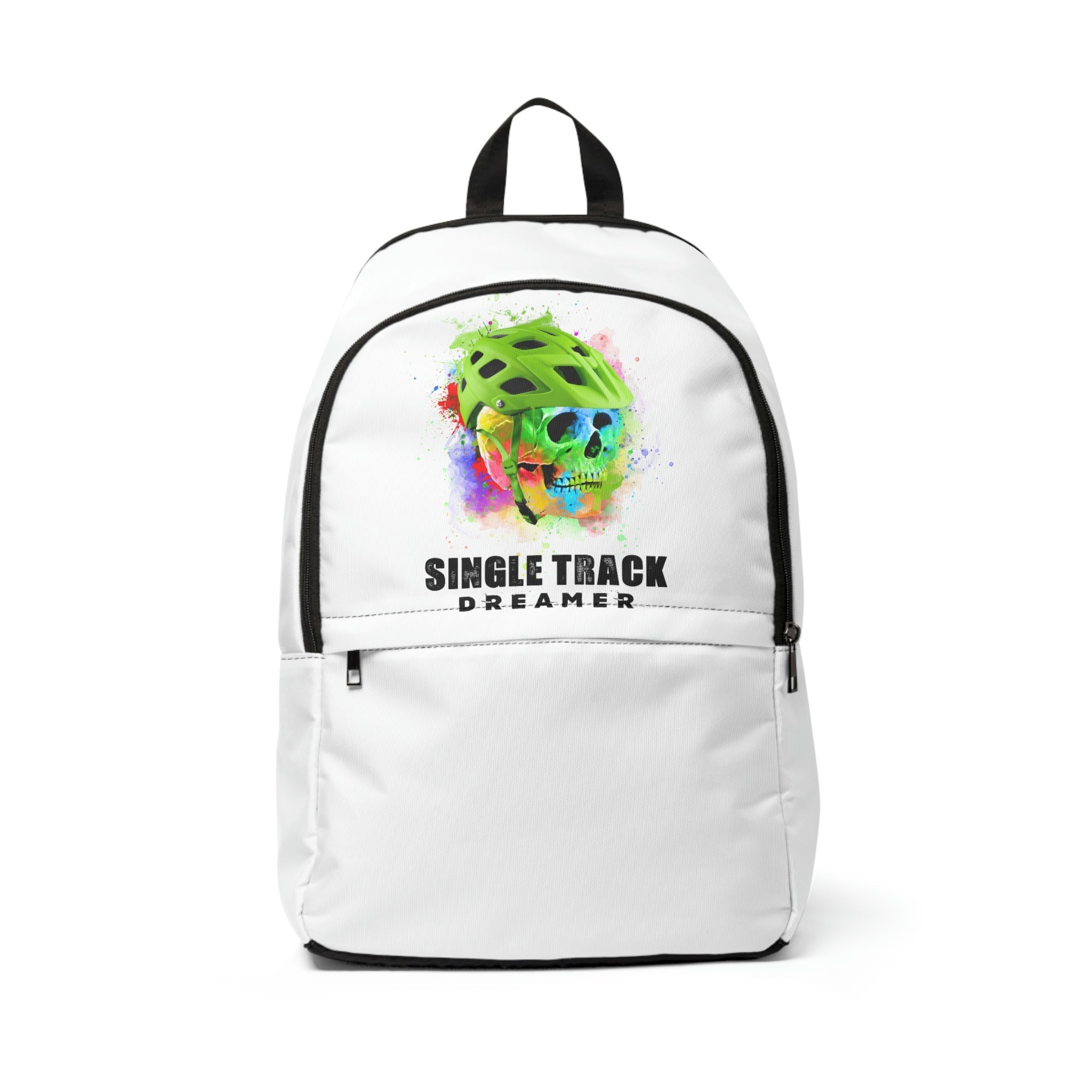 Unisex Fabric Backpack - Single Track Dreamer