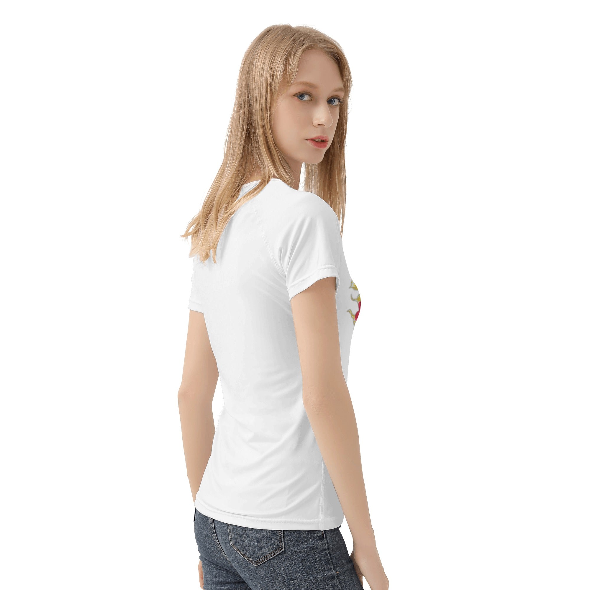 Women's All-Over Print T shirt - Single Track Dreamer