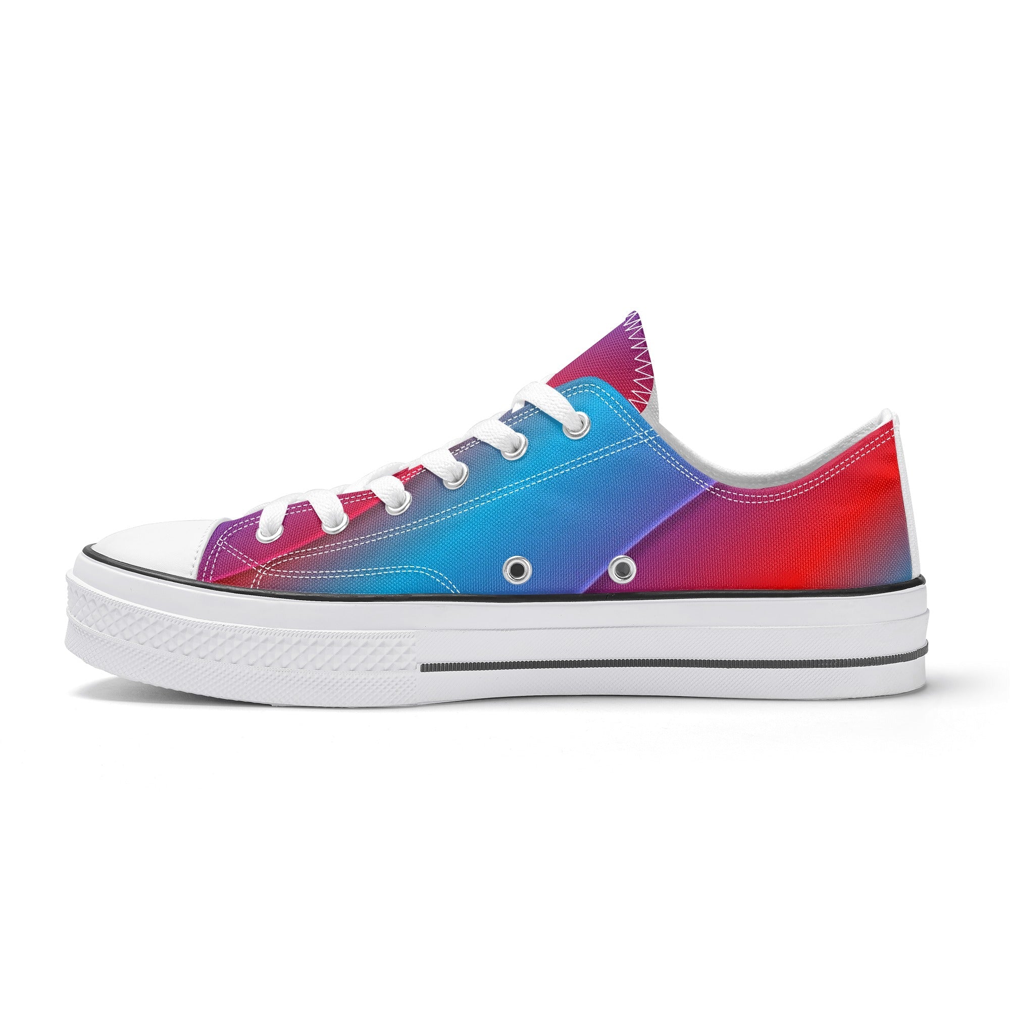 Women's Classic Low Top Canvas Shoes - Single Track Dreamer